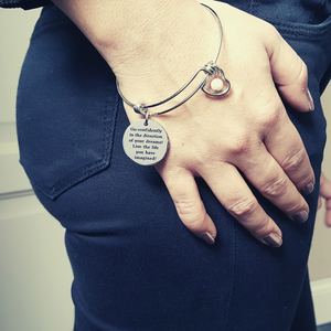 Bedelarmband 'Live the life you have imagined'