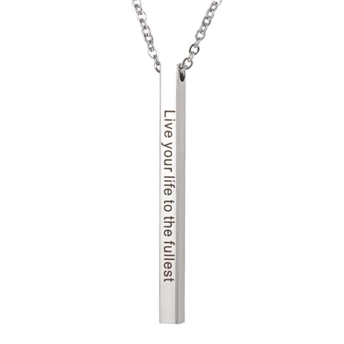 Quote Ketting 'Live your life to the fullest'