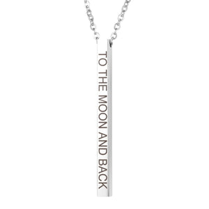 Quote Ketting 'TO THE MOON AND BACK'