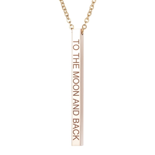 Quote Ketting 'TO THE MOON AND BACK'