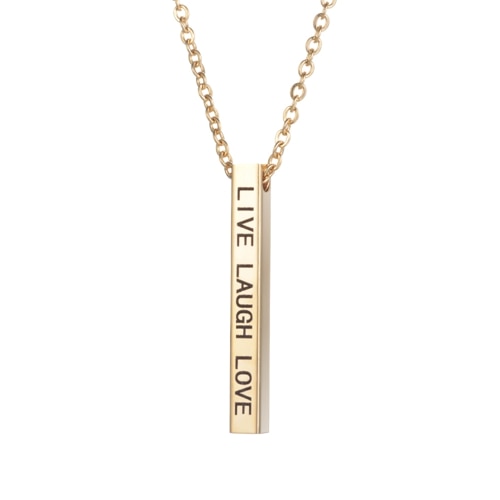 Quote Ketting 'LIVE LAUGH LOVE'