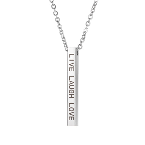 Quote Ketting 'LIVE LAUGH LOVE'